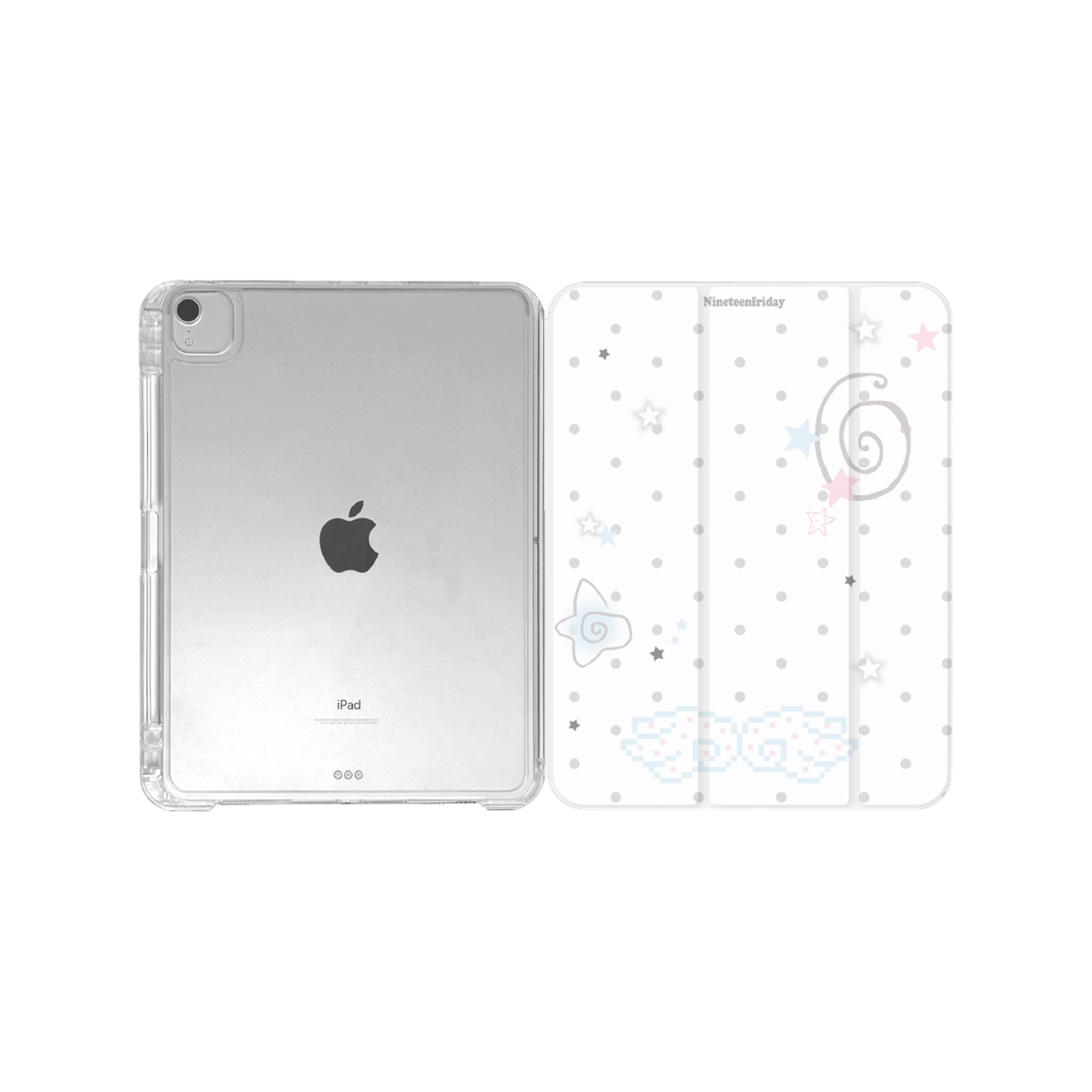 나인틴프라이데이 엔젤 스타 도트 아이패드 케이스(NINETEENFRIDAY Angel Star Dot Ipad Case) - 2