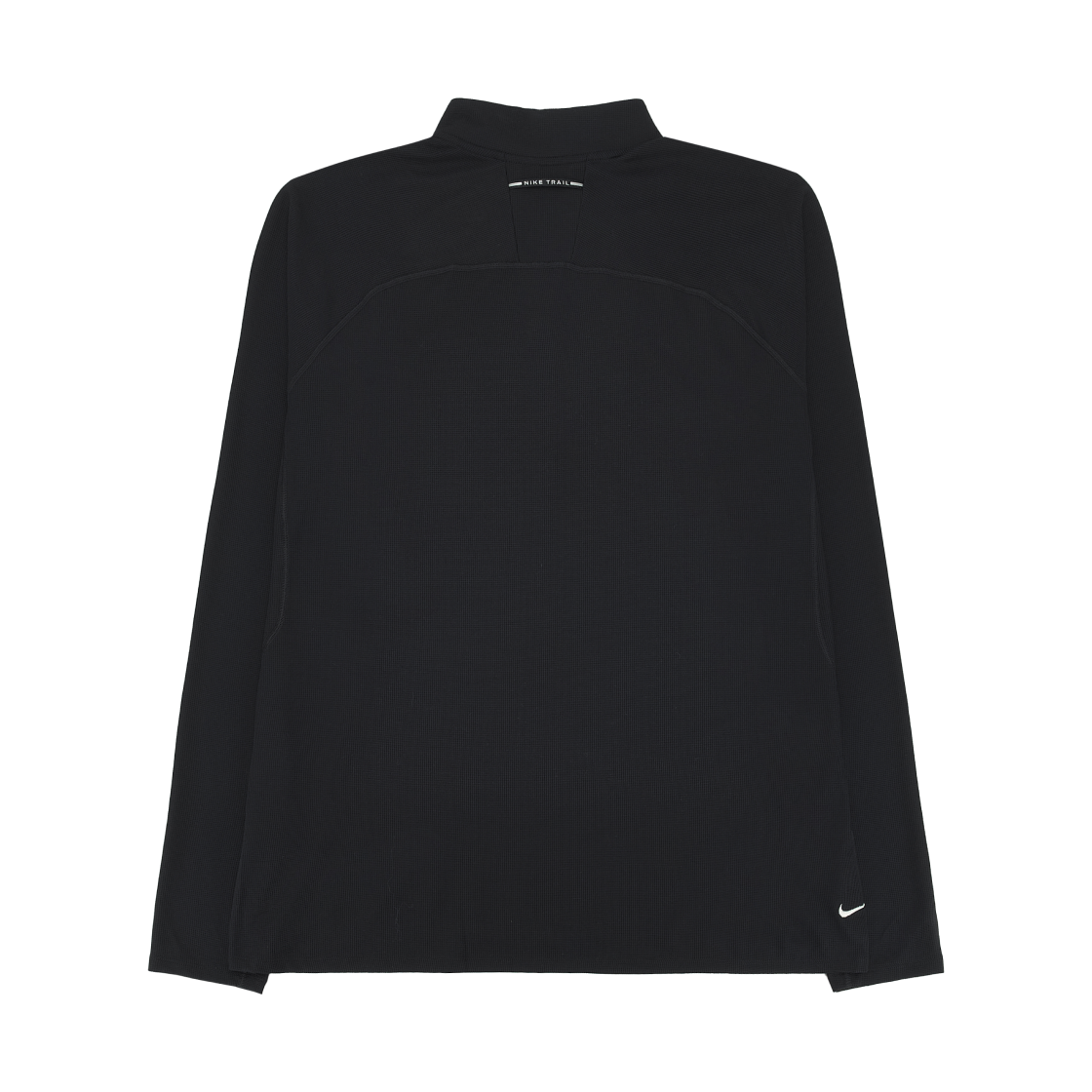나이키 트레일 드라이핏 미드레이어 하프 집 블랙 서밋 화이트 - 아시아(Nike Trail Dri-Fit Midlayer Half Zip Black Summit White - Asia) - 2
