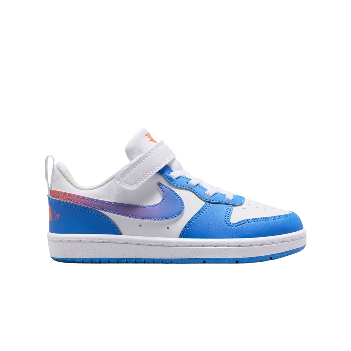 IR5463-101 (PS) Nike Court Borough Low White Bright Violet