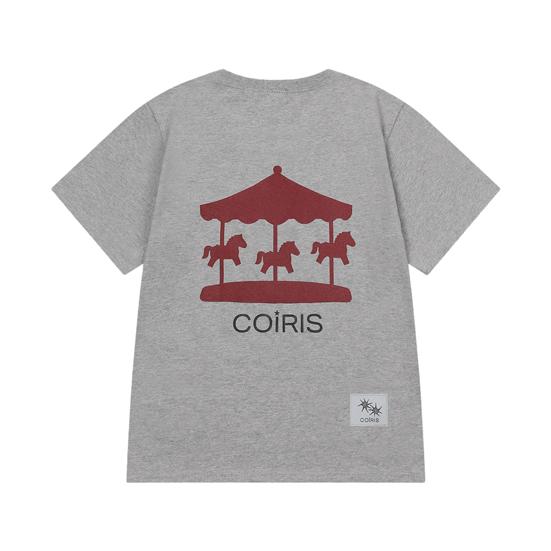 C-P00000GG Coiris Carousel Graphic Half T Gray