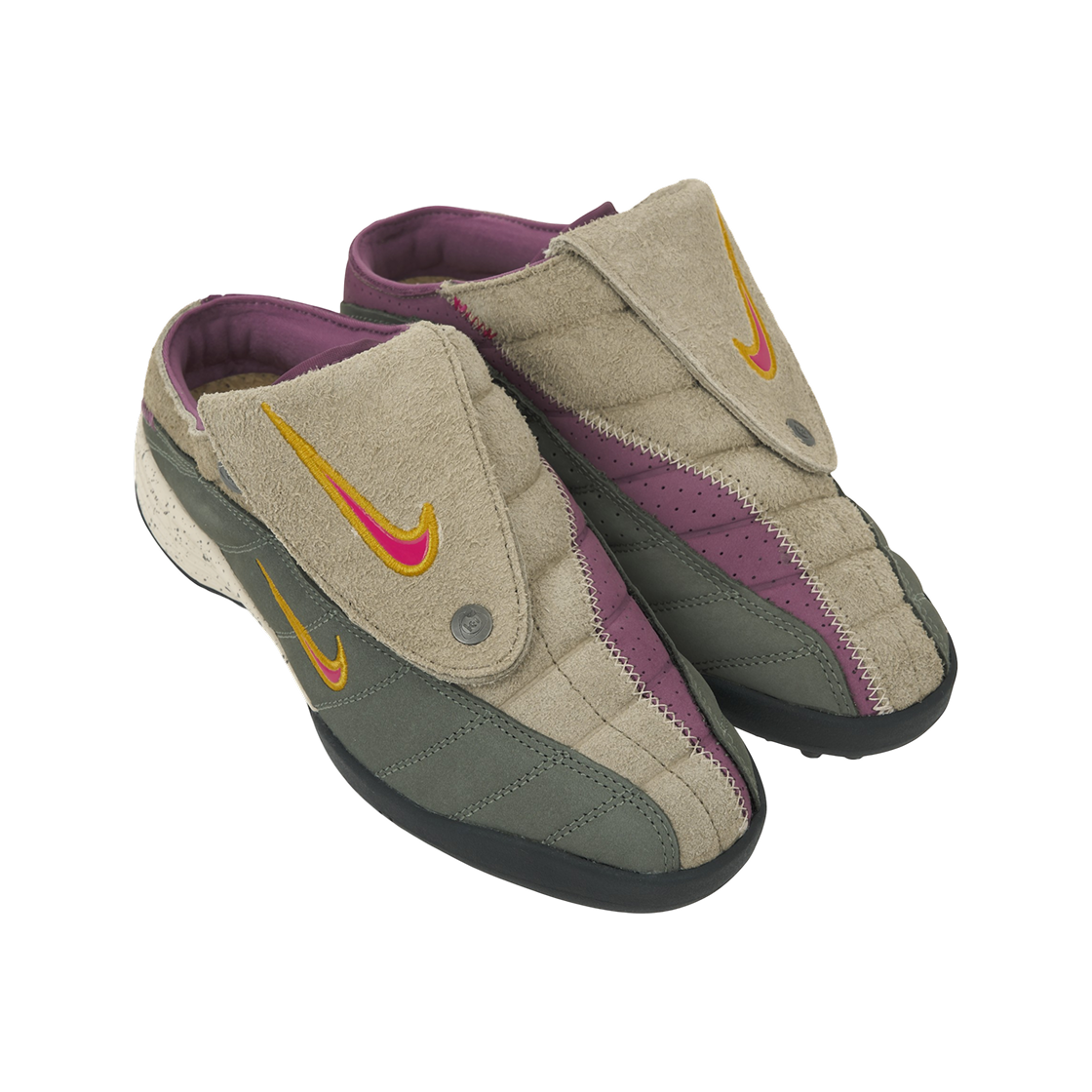 나이키 x 키즈 오브 이미그랜트 토탈 90 뮬 카키 유니버시티 골드(Nike x Kids of Immigrants Total 90 Mule Khaki University Gold) - 4