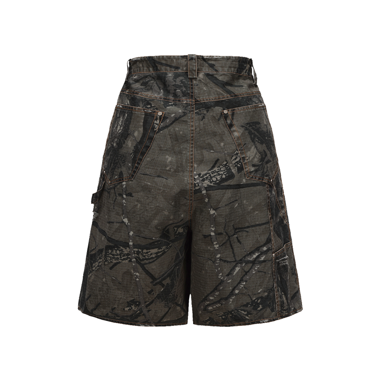 마크공 우먼 카모 카고 쇼츠 카모 - 26SS(Markgong Women Camo Cargo Shorts Camo - 26SS) - 2