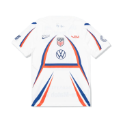 Nike x Virgil Abloh Archive USA Academy Pro Short-Sleeve Soccer Top White Deep Royal Blue (IH1696-100)