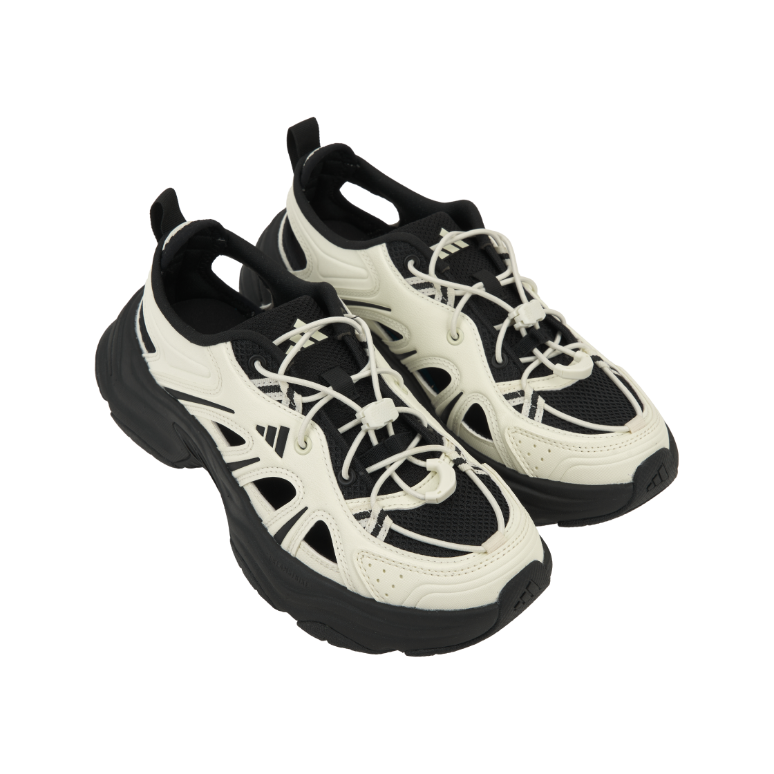 아디다스 XLG 핀 펄스 샌들 오프 화이트 코어 블랙(Adidas XLG Fin Pulse Sandal Off White Core Black) - 4