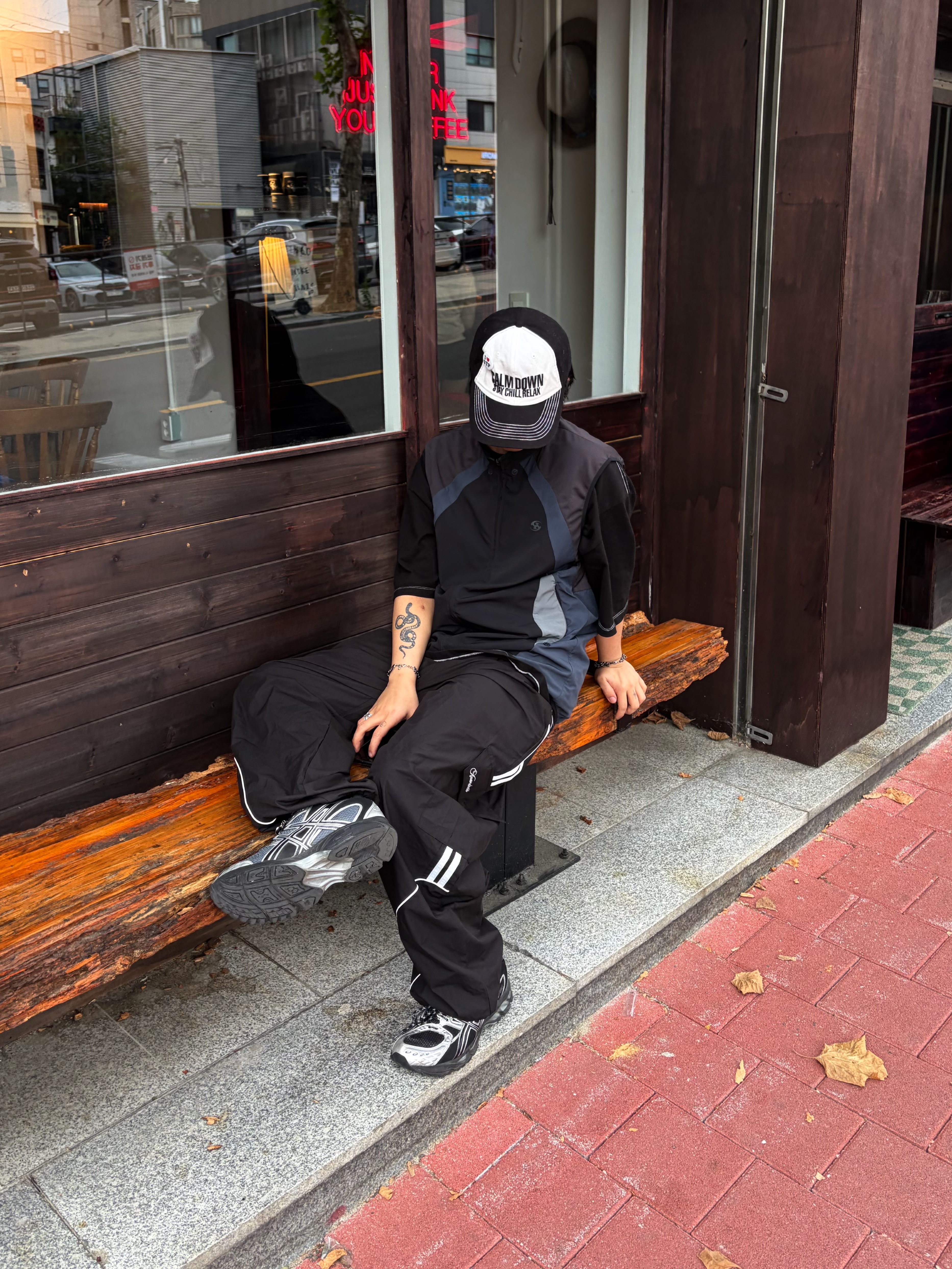 Sansan Gear Conversion Jacket Black - 23SS, Asics Gel-Nimbus 10.1 Black Pure Silver - Korea Exclusive 착용 스타일 - 7