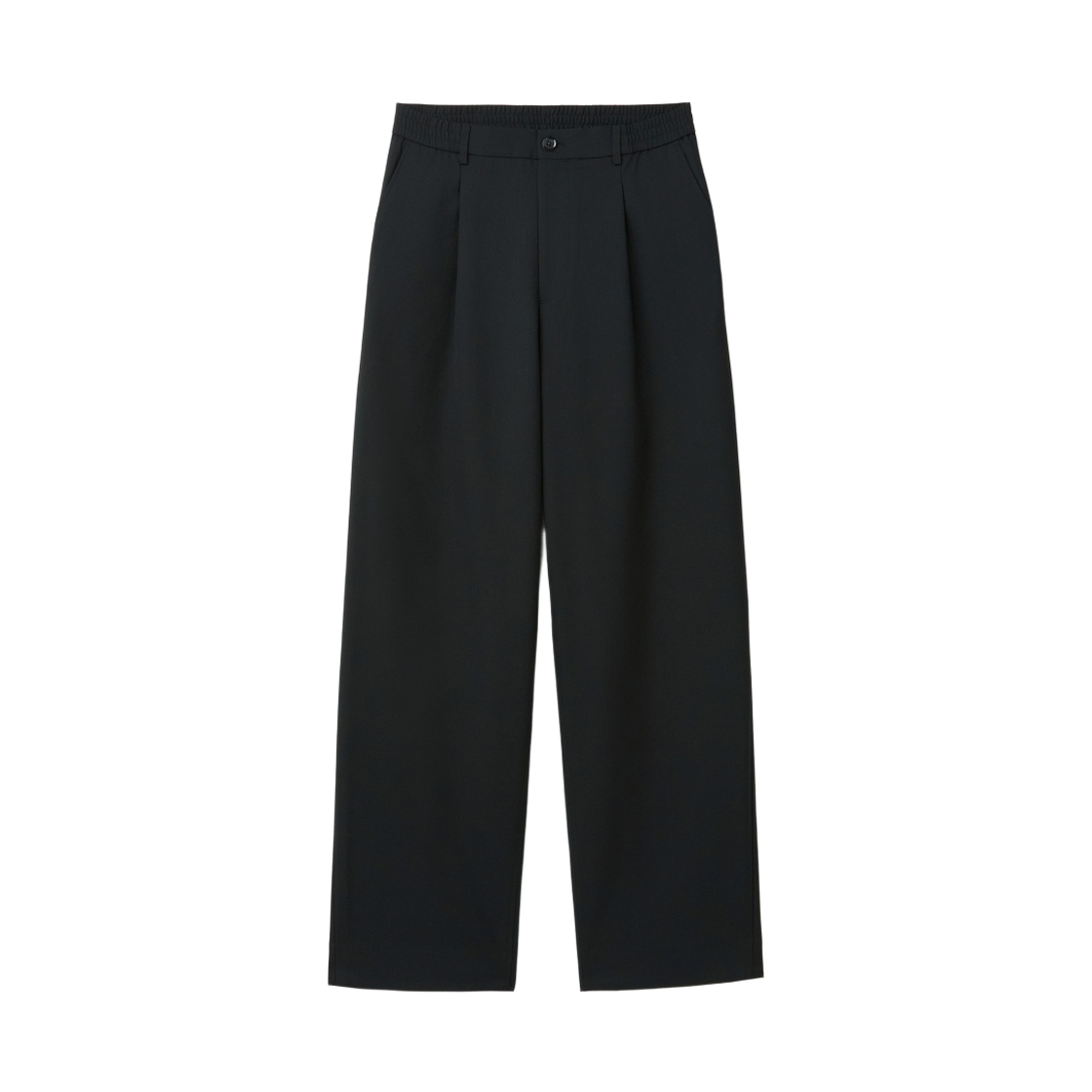 커스텀멜로우 울 트윌 셋업 팬츠 블랙(Customellow Wool Twill Setup Pants Black) - 1