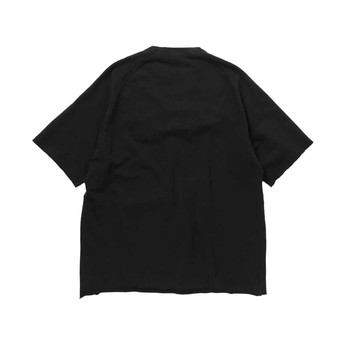 코모리 LW 코튼 플리스 숏슬리브 크루넥 블랙 - 26SS(Comoli LW Cotton Fleece Short Sleeve Crew Neck Black - 26SS) - 2