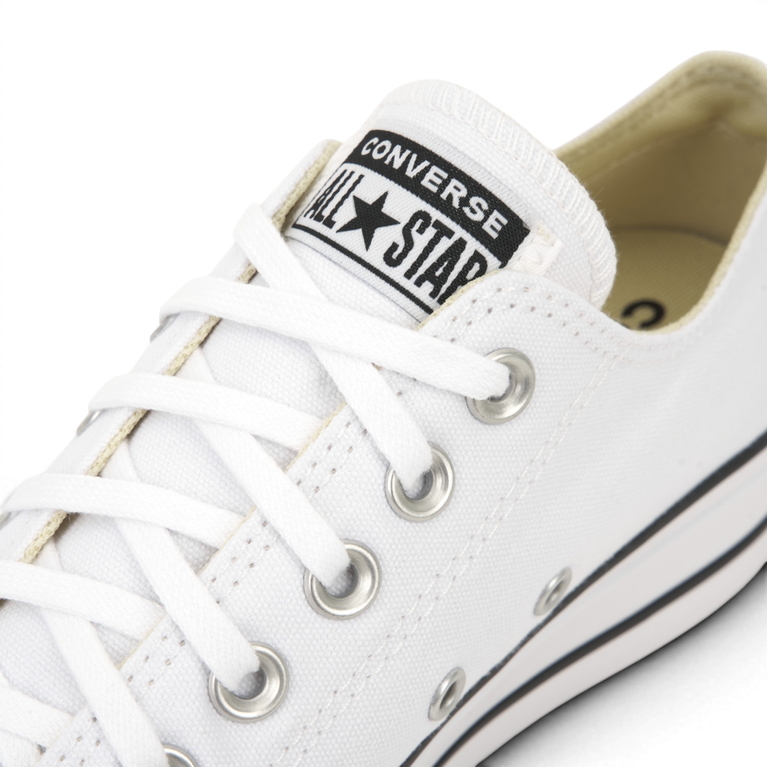 (W) 컨버스 척 테일러 올스타 리프트 로우 화이트 블랙((W) Converse Chuck Taylor All Star Lift Ox White Black) - 7