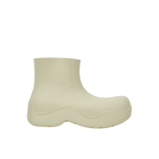 Bottega Veneta Puddle Ankle Boots Sea Salt