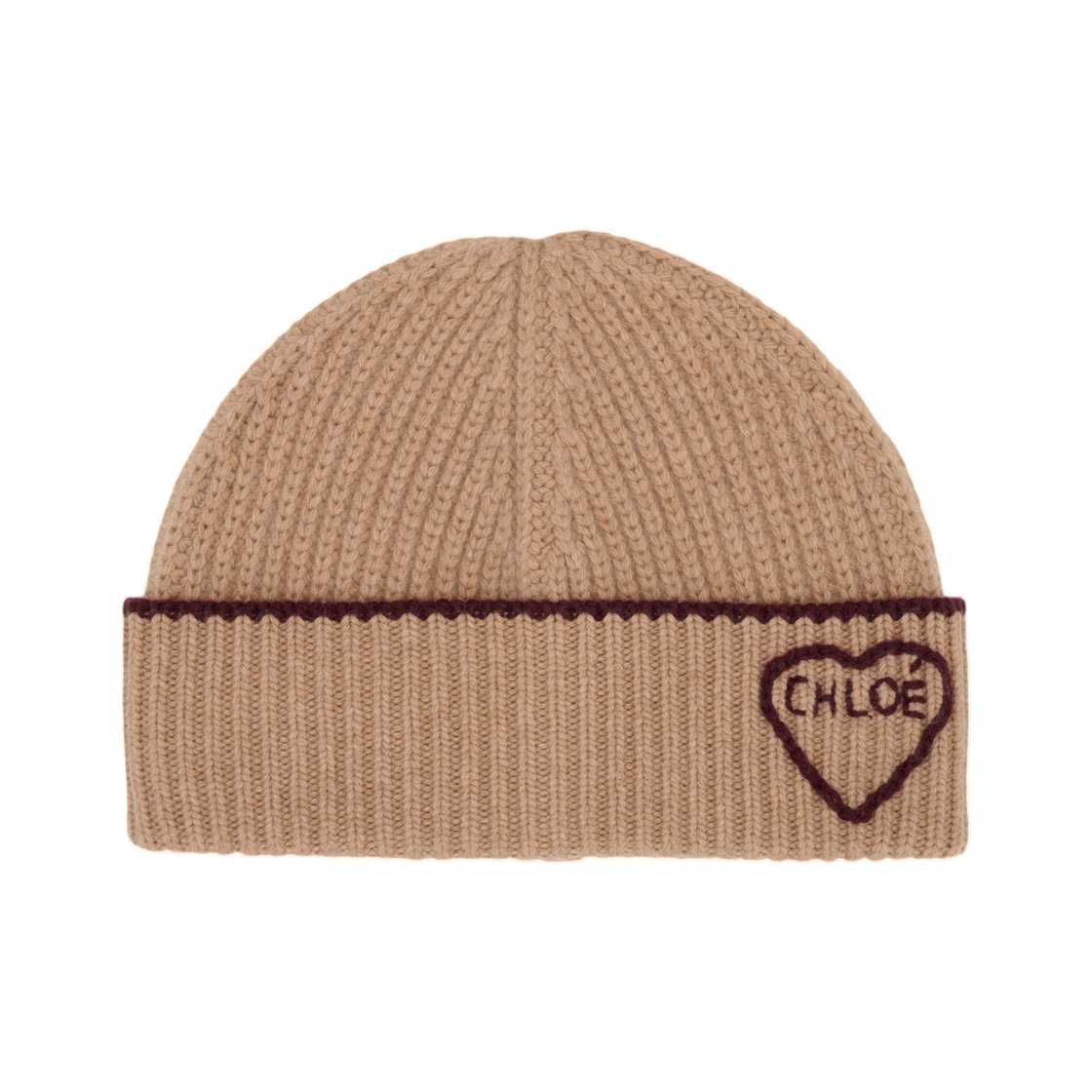 끌로에 앙코르 비니 울 캐시미어 블리치드 브라운(Chloe Encoeur Beanie in Wool Cashmere Bleached Brown) - 1