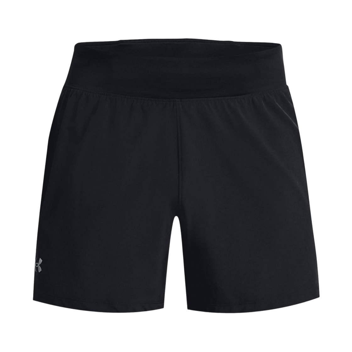 1377485-001 Under Armour UA Speedpocket 5 Inch Shorts Black Reflective