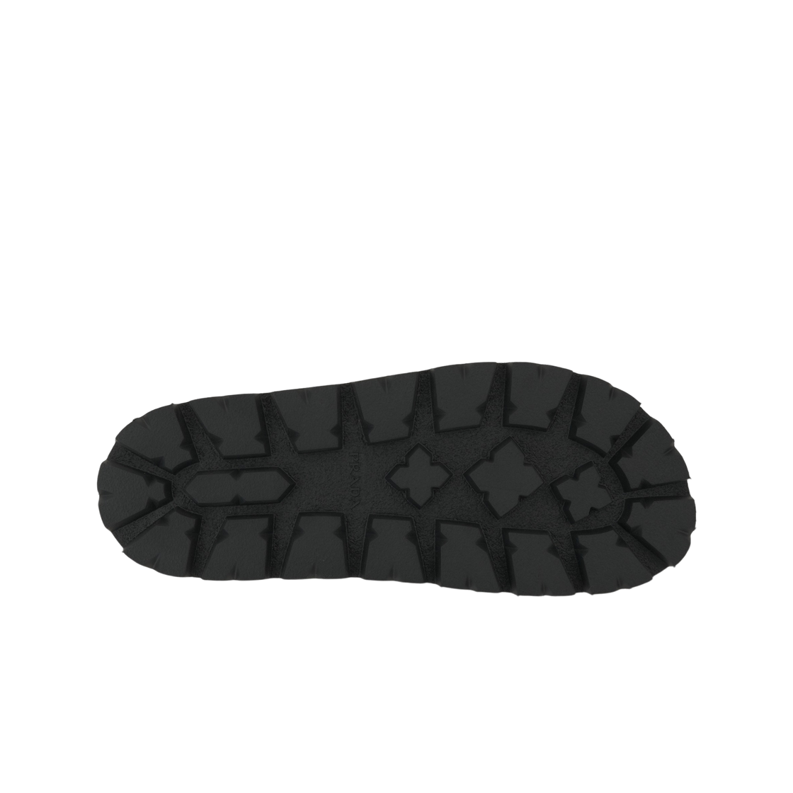 (W) 프라다 러버 통 샌들 블랙((W) Prada Rubber Thong Sandals Black) - 2