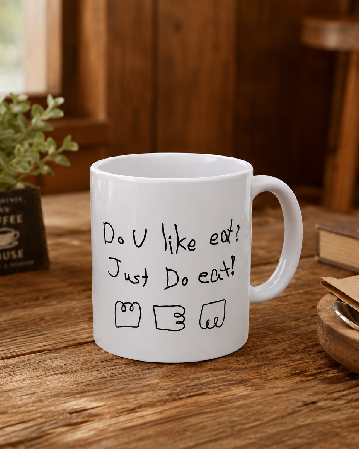 [KREAM 단독] 왓어브레드 머그 화이트 350ml([KREAM 단독] What A Bread Mug White 350ml) - 3