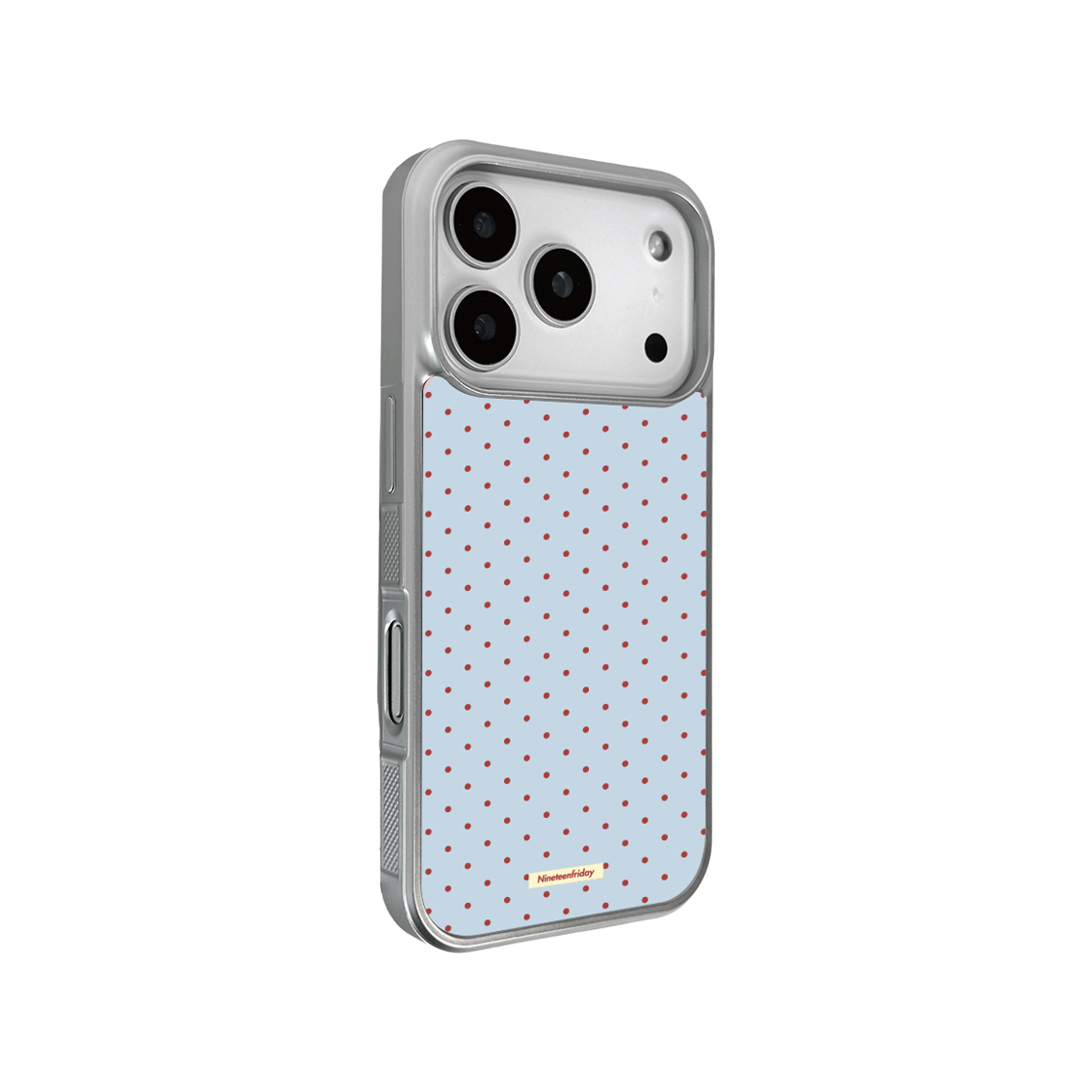 나인틴프라이데이 입체 토마토 실버 맥세이프 에폭시 케이스 - 블루(NINETEENFRIDAY 3D Tomato Silver Magsafe Epoxy Case - Blue) - 3