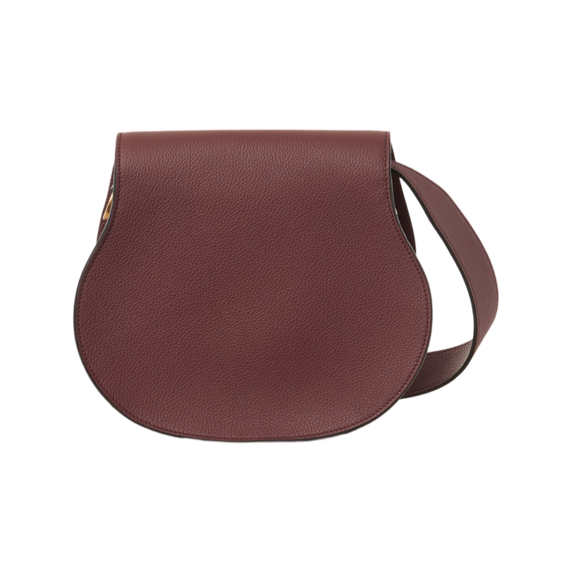 끌로에 마르씨 새들백 그레인드 레더 크래프티 브라운(Chloe Marcie Saddle Bag in Grained Leather Crafty Brown) - 2
