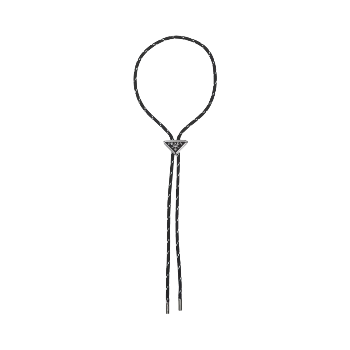 2IC288-2HE2-F0002 Prada Speedrock Bolo Tie in Cord Black