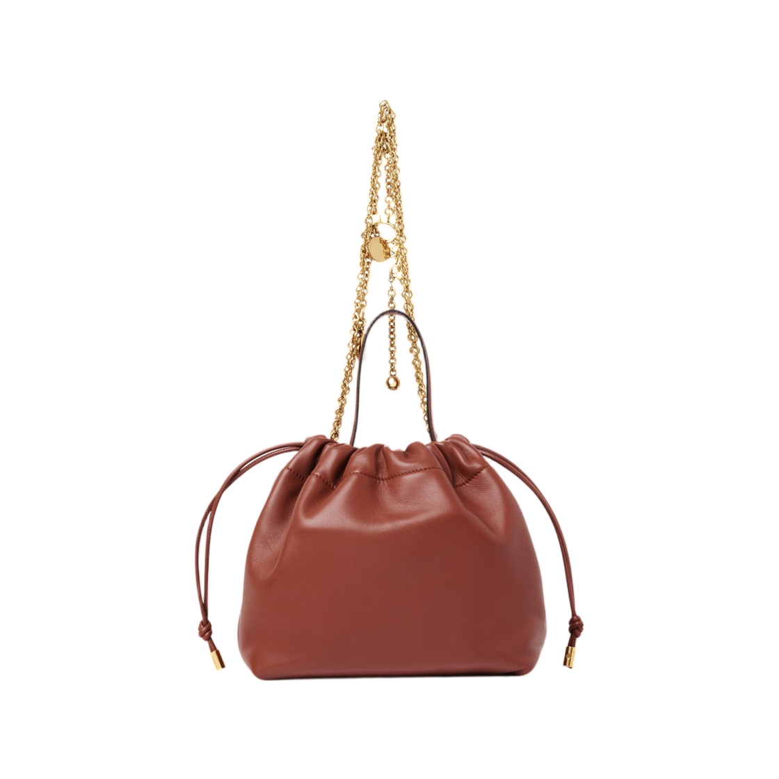 끌로에 스몰 끌로에 아이콘 숄더백 체인 소프트 레더 블러쉬 브라운(Chloe Small Chloe Icons Shoulder Bag with Chain in Soft Leather Blushy Brown) - 3