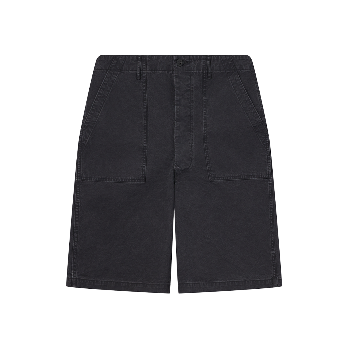 오어슬로우 썸머 퍼티그 쇼츠 블랙 - 26SS(Orslow Summer Fatigue Shorts Black - 26SS) - 1