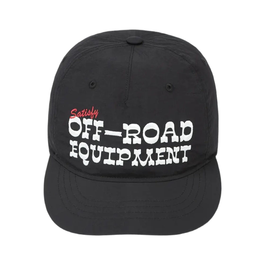 새티스파이 플라이트실크 5‑패널 핀치 캡 블랙(Satisfy Flitesilk 5-Panel Pinch Cap Black) - 1
