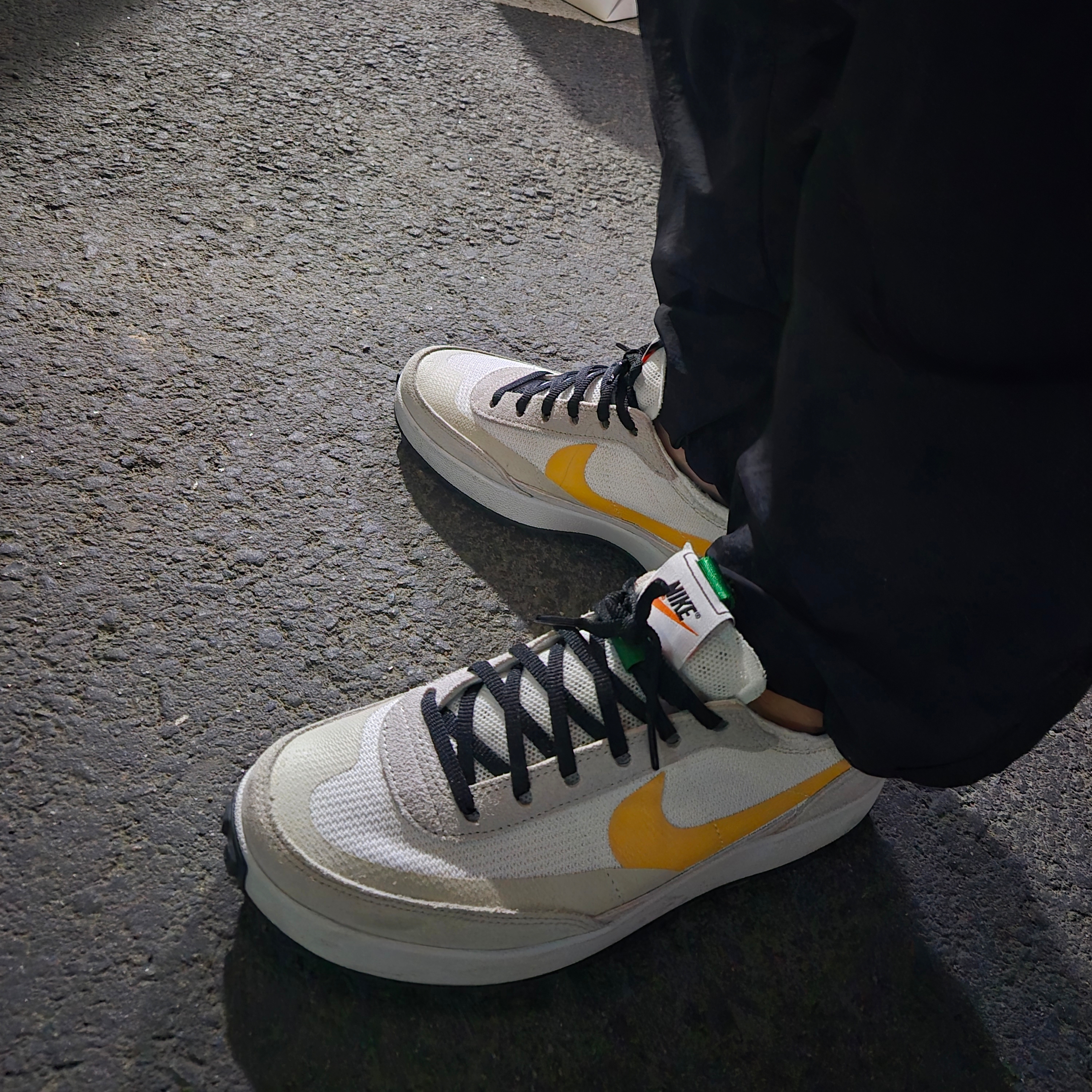 Nike x Tom Sachs General Purpose Shoe Pine Green University Gold 착용 스타일 - 1