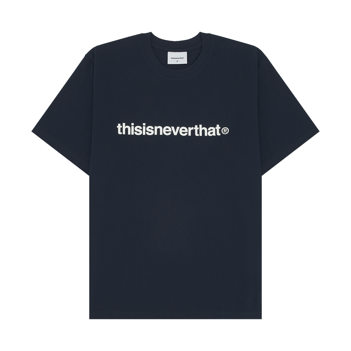 디스이즈네버댓 T-로고 티셔츠 네이비(Thisisneverthat T-Logo T-Shirt Navy)