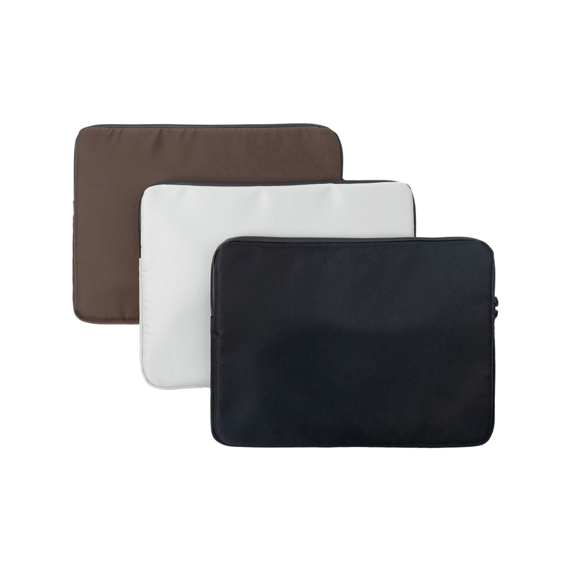 하 아카이브 쿠션드 나일론 랩탑 케이스 13인치 블랙, 브라운, 실버(Hah Archive Cushioned Nylon Laptop Case 13 Inch Black, Brown, Silver)