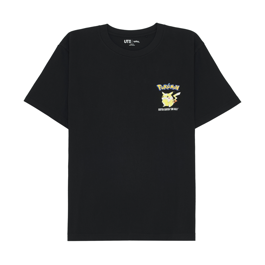 유니클로 UT x 포켓몬 그래픽 티셔츠 1B 블랙(Uniqlo UT x Pokemon Graphhic T-Shirt 1B Black)