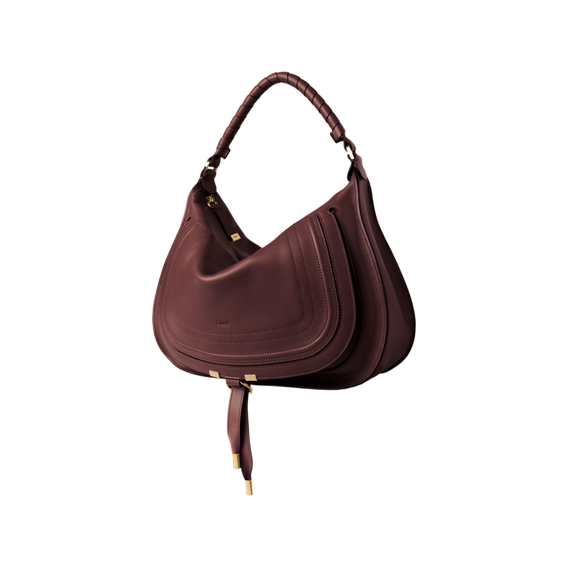 끌로에 마르씨 숄더백 소프트 레더 다크 벨벳(Chloe Marcie Shoulder Bag in Soft Leather Dark Velvet) - 2