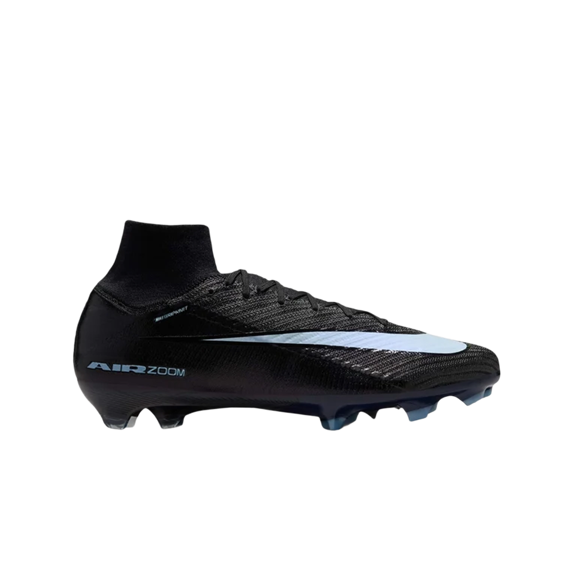 FQ1454-001 Nike Zoom Mercurial Superfly 10 Elite FG High Top Football Boot Black Ice Blue