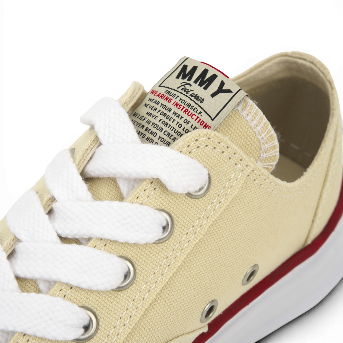메종 미하라 야스히로 피터슨 OG 솔 캔버스 로우탑 스니커즈 내츄럴(Maison Mihara Yasuhiro Peterson OG Sole Canvas Low-top Sneakers Natural) - 7