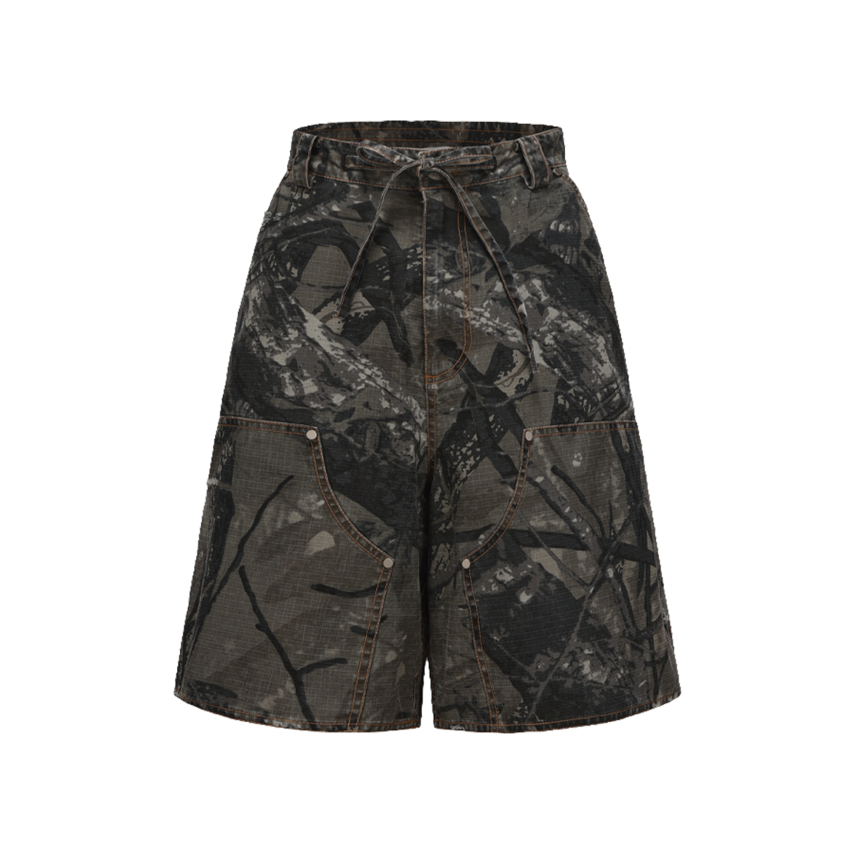 마크공 우먼 카모 카고 쇼츠 카모 - 26SS(Markgong Women Camo Cargo Shorts Camo - 26SS)