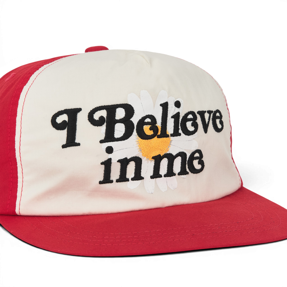 피스마이너스원 x 베르디 5 패널 볼캡 레드(Peaceminusone x Verdy 5 Panel Ball Cap Red) - 4