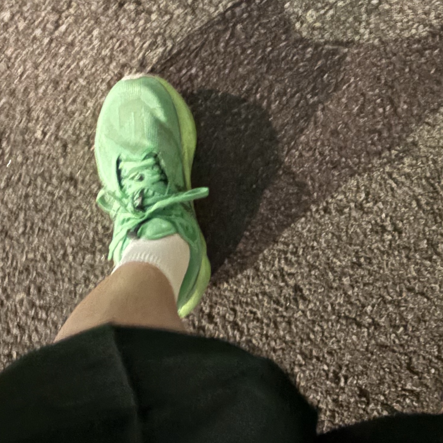 DECATHLON Running Mid-Cut Socks 2 Pairs Fine Run 500 Ultra White 착용 스타일