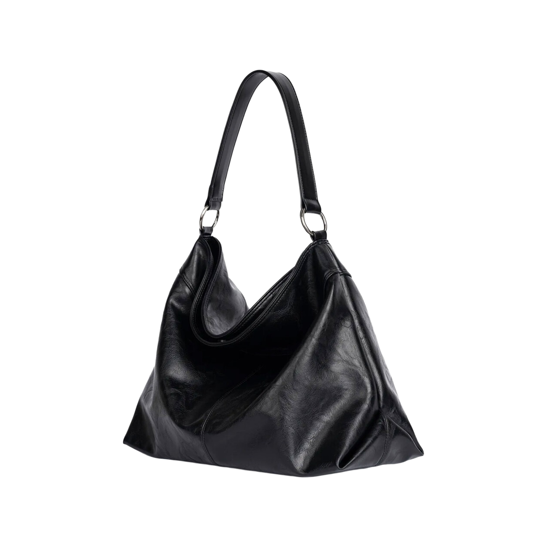 하아카이브 x 해수 컨투어 레더블랙 숄더백(Hah Archive x Haesu Contour Shoulder Bag Leather Black) - 2