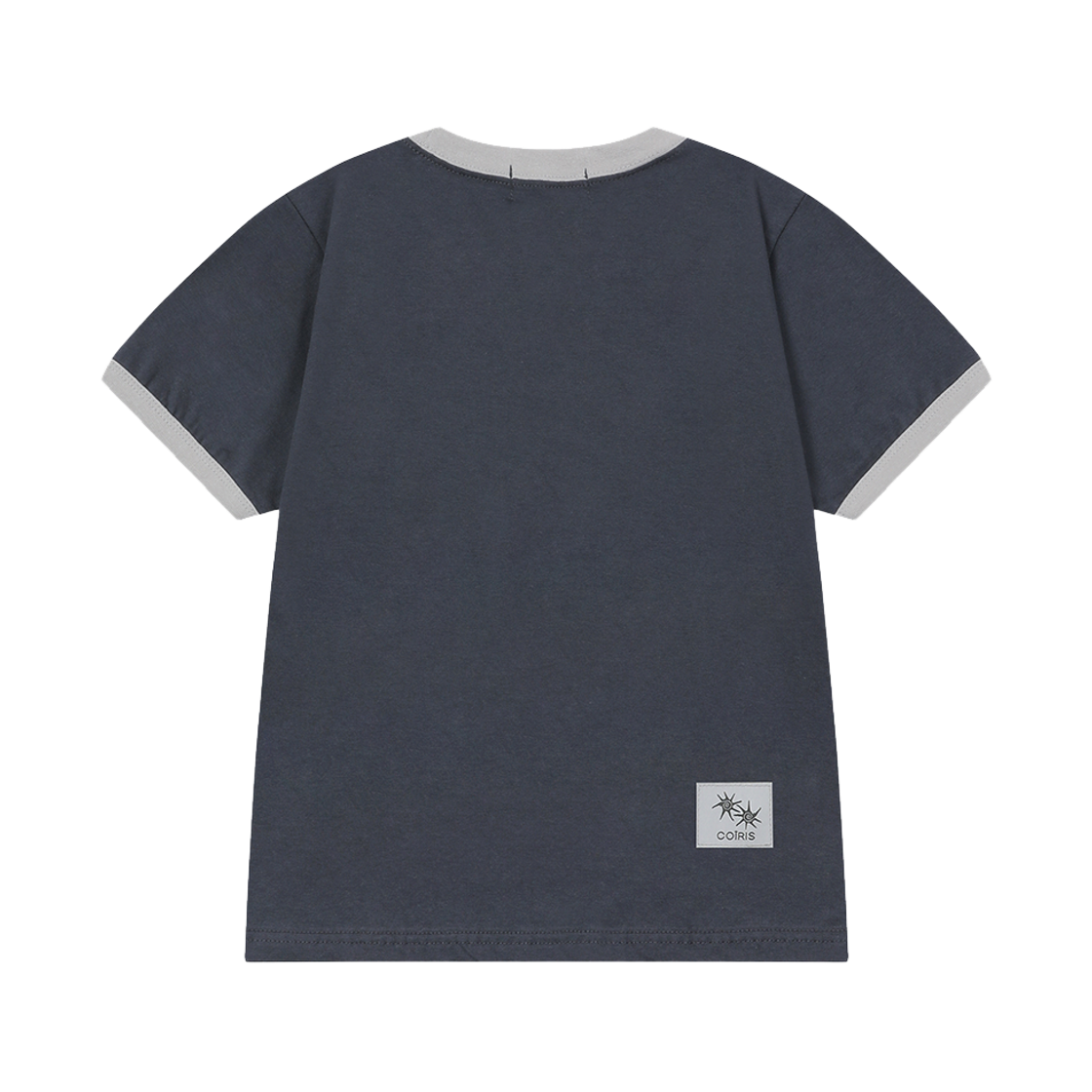 코이리스 호타루 레터링 배색 링거 반팔 티 네이비(Coiris Hotaru Lettering Ringer Half T Navy) - 2