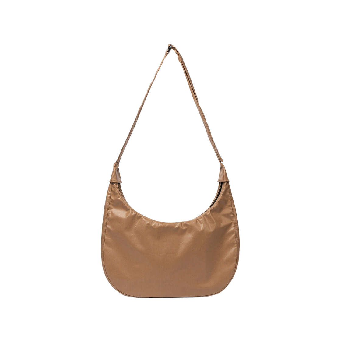 하아카이브 x 애프터프레이 크레센트 코티드 호보백 브라운(Hah Archive x Afterpray Crescent Coated Hobo Bag Brown)