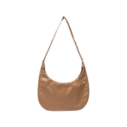 Hah Archive x Afterpray Crescent Coated Hobo Bag Brown