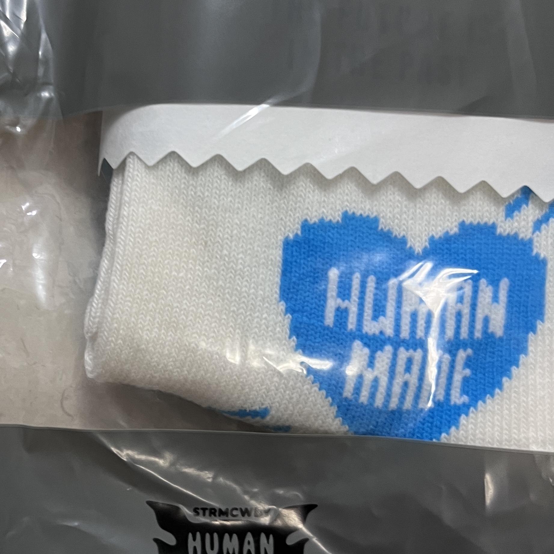 Human Made Heart Socks Blue 착용 스타일