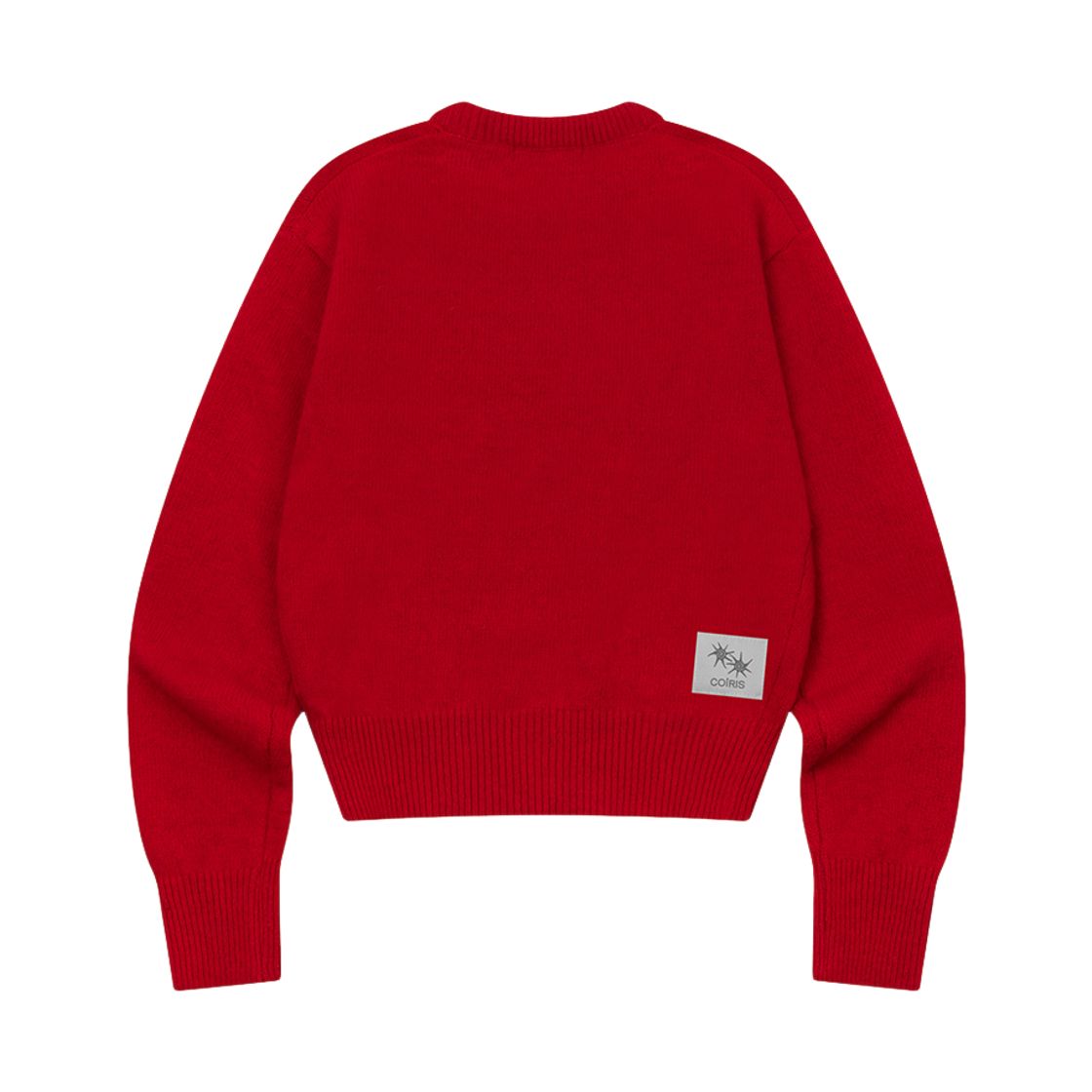 코이리스 플러프 라운드넥 크롭 니트 레드(Coiris Pluff R-Neck Crop Knit Red) - 2