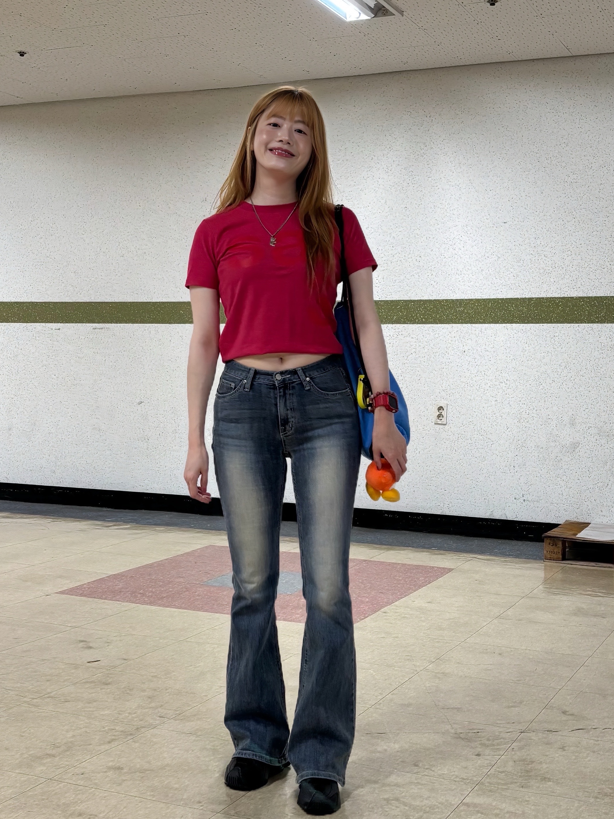 [KREAM 단독] Safarispot 1/2 Basic Safari T-Shirt Red, Heaven by Marc Jacobs Friendship Necklace Set Silver Ox (Set of 2) 착용 스타일 - 6