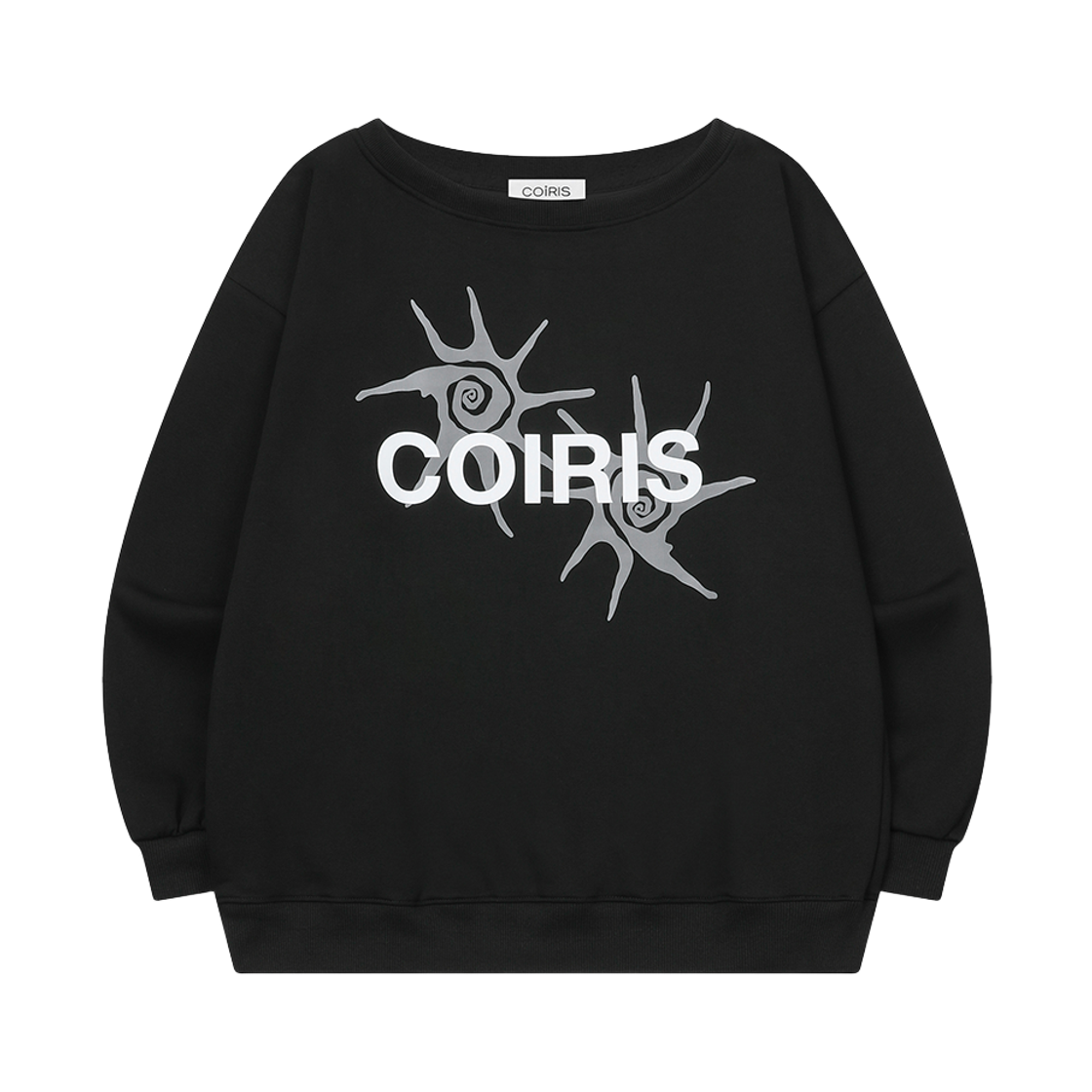 코이리스 헤이븐 원 숄더 맨투맨 블랙(Coiris Haven One Shoulder Mtm Black)