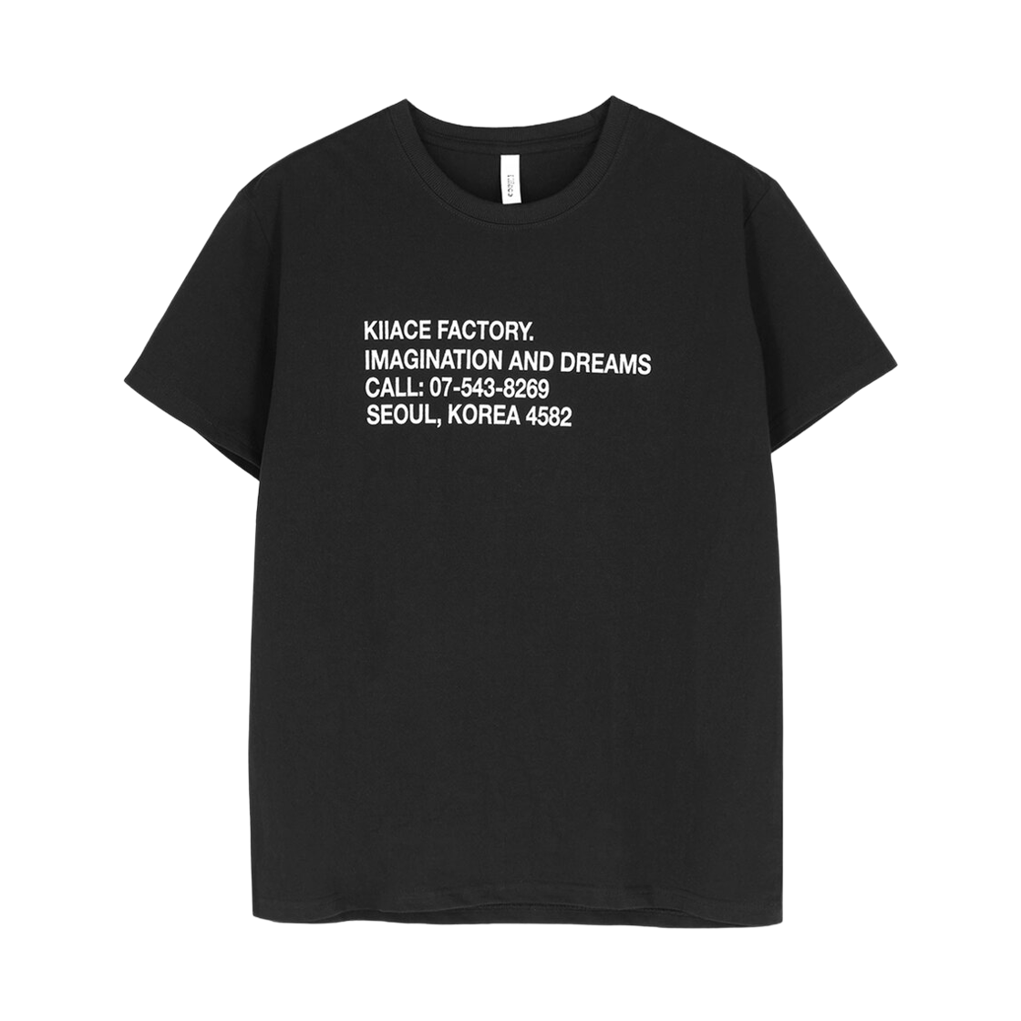 키아세 팩토리 티셔츠 블랙(Kiiace Factory Tee Black)