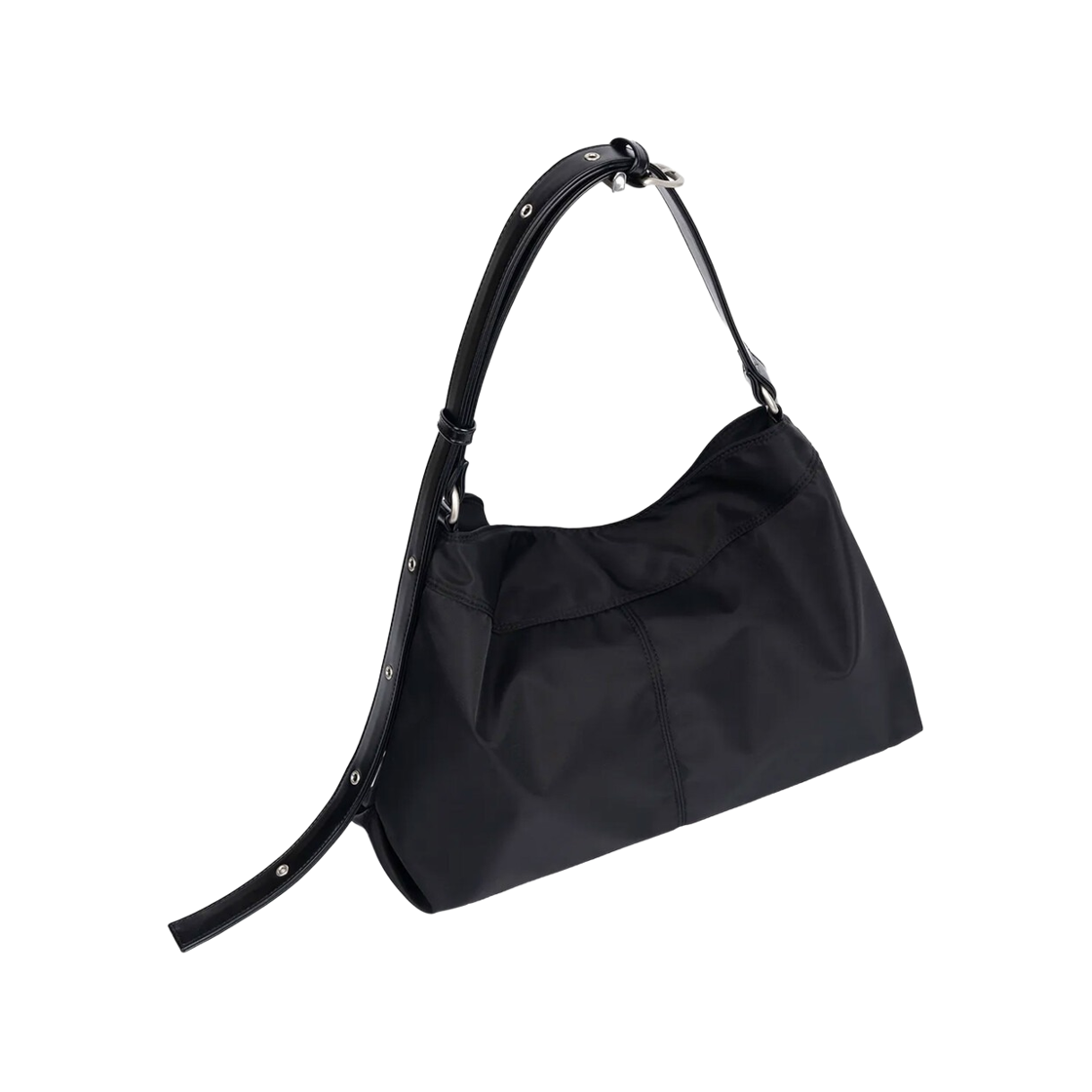 하아카이브 x 해수 컨투어 벨티드 나일론백(Hah Archive x Haesu Contour Belted Bag Nylon Black) - 4