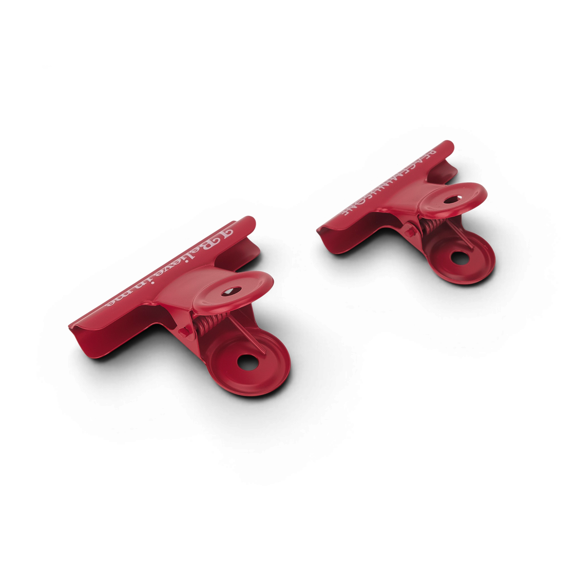 피스마이너스원 x 베르디 불독 클립 레드 (2개 세트)(Peaceminusone x Verdy Bulldog Clip Red (Set of 2)) - 2