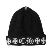 Chrome Hearts Big Daddy Cashmere Beanie Black (Star Top Button Ver.)