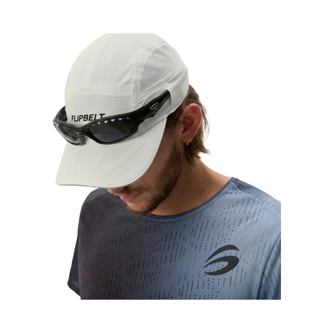 플립벨트 레이스 캡 스포츠 러닝모자 스톰화이트(FlipBelt Race Cap Storm White) - 2