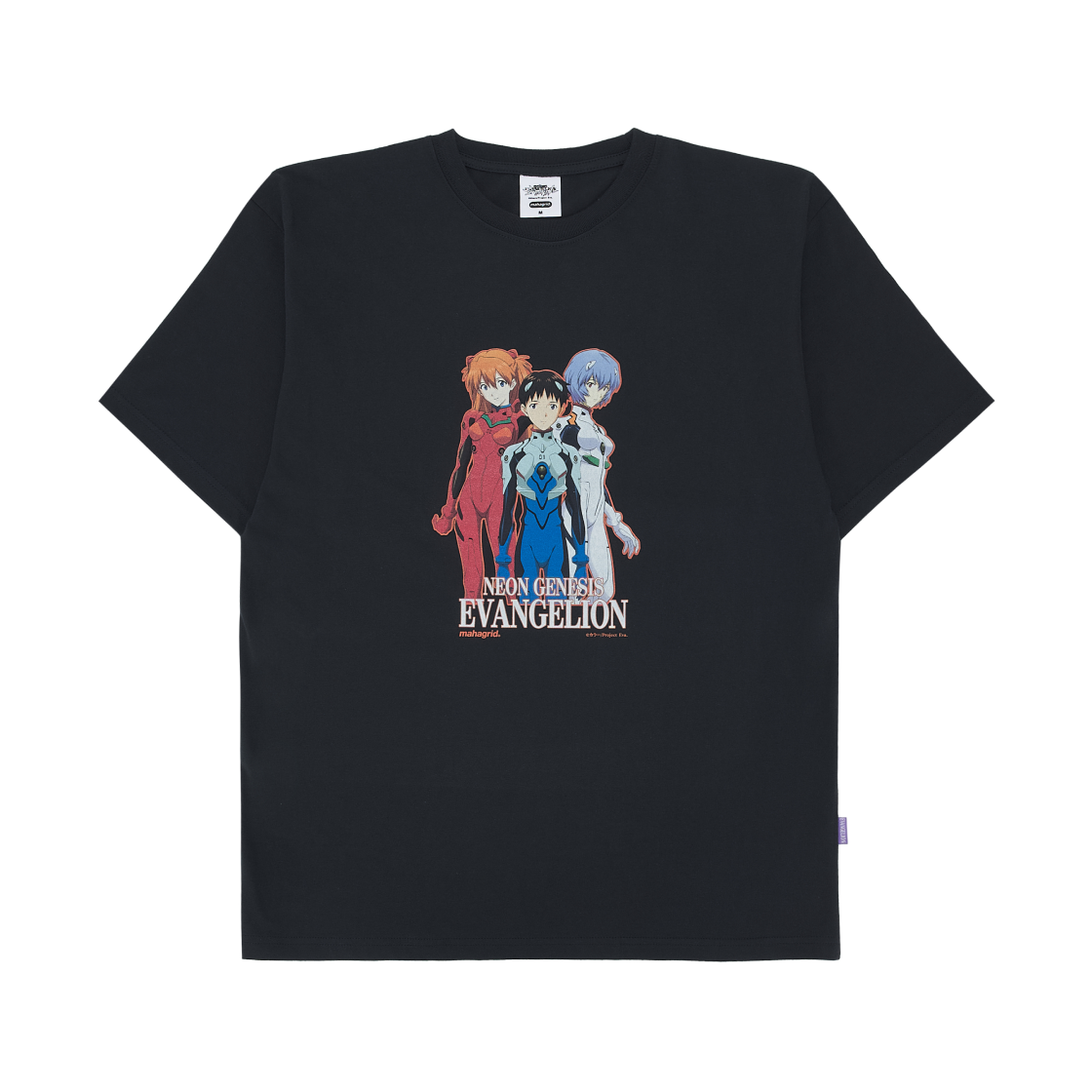 MG2EMMT513CBK Mahagrid x Evangelion Pilots T-Shirt Black
