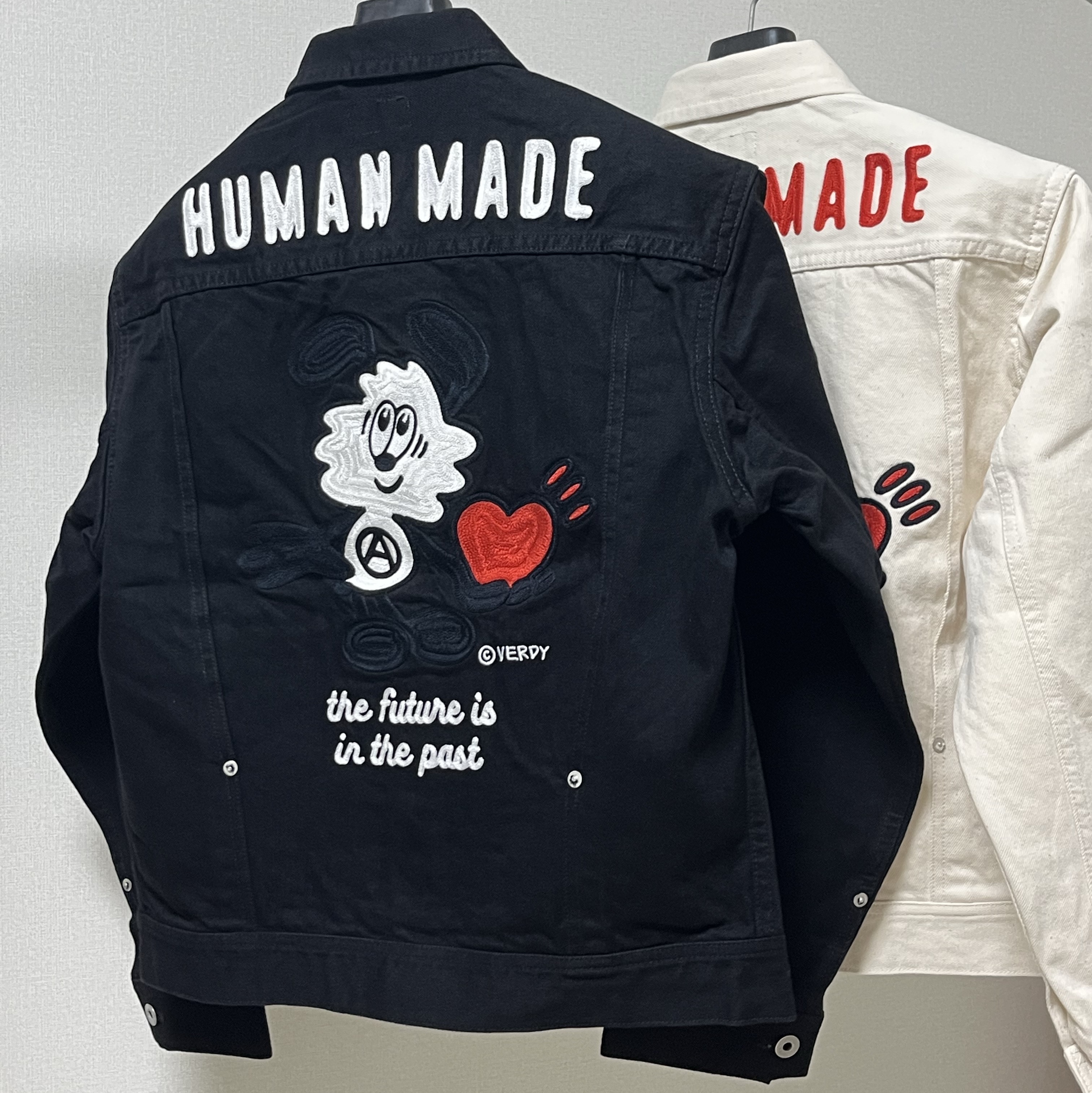 Human Made x Verdy x Lotte Museum Work Jacket Black 착용 스타일