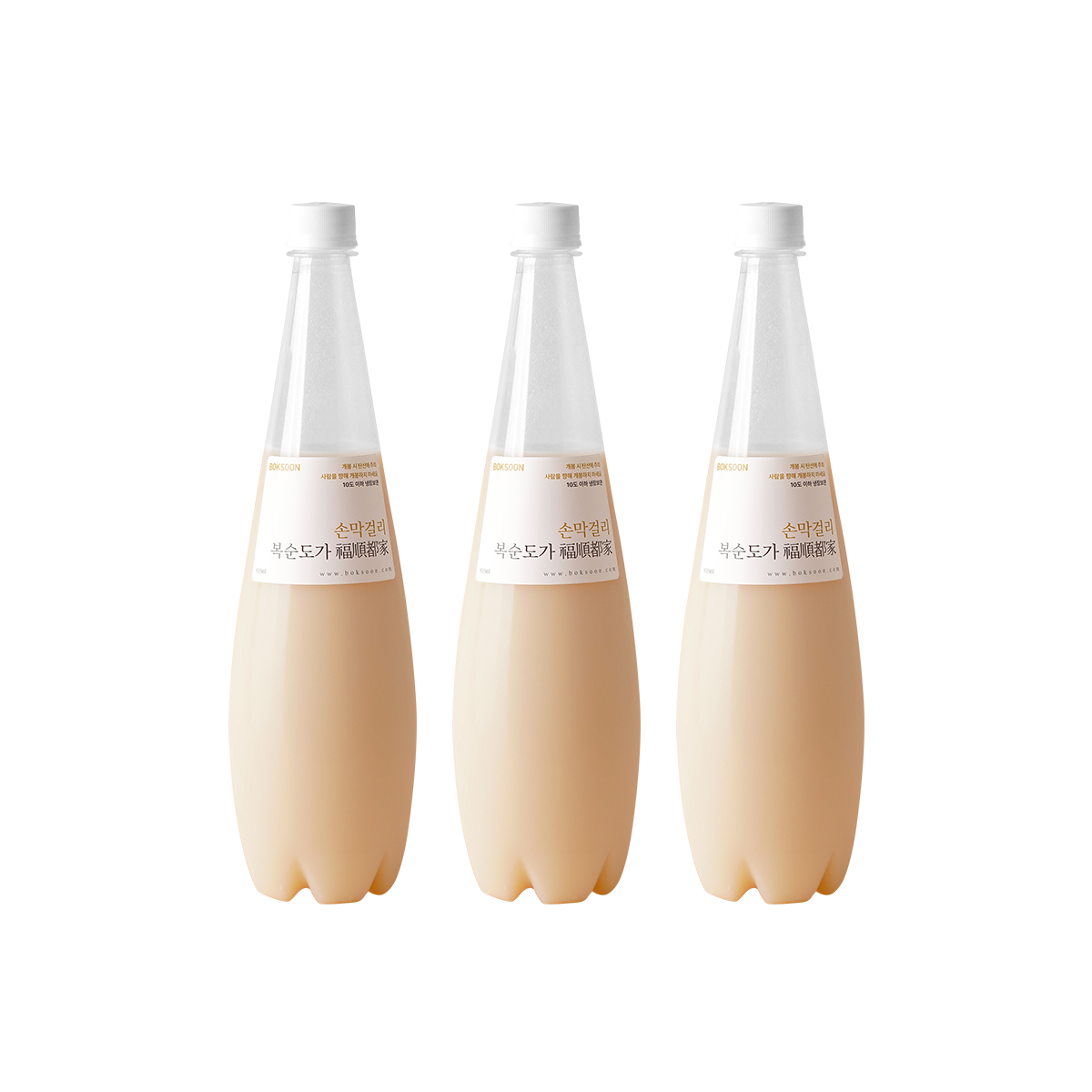 복순도가 손막걸리 935ml × 3병세트(Boksoondoga Makgeolli 935ml × 3 Bottles)