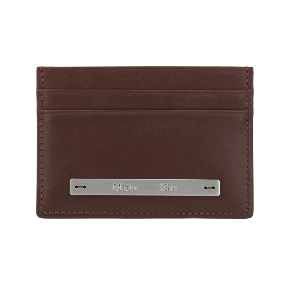 마뗑킴 빈티지 카드 지갑 브라운(Matin Kim Vintage Card Wallet Brown)